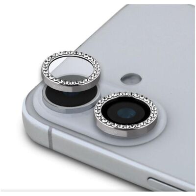 Guess Fixed Glliter Protective Lens für Apple iPhone 16, 16 Plus - silver (Apple iPhone 16, Apple iPhone 16 Plus), Smartphone Schutzfolie, Silber Guess Fixed Glliter Protective Lens für Apple iPhone 16, 16 Plus - silver (Apple iPhone 16, Apple iPhone 16 Plus), Smartphone Schutzfolie, Silber
