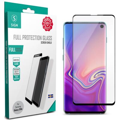SiGN Galaxy S10e Full Cover Screen Protector Tempered Glass (Samsung Galaxy S10e), Smartphone Schutzfolie SiGN Galaxy S10e Full Cover Screen Protector Tempered Glass (Samsung Galaxy S10e), Smartphone Schutzfolie