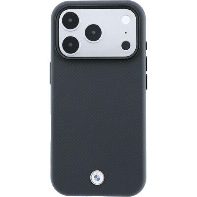 BMW Etui Kevlar Metal Logo MagSafe do iPhone 18 Pro / 17 Pro antracytowy (Apple iPhone 17 Pro, Apple iPhone 18 Pro), Smartphone Hülle, Grau BMW Etui Kevlar Metal Logo MagSafe do iPhone 18 Pro / 17 Pro antracytowy (Apple iPhone 17 Pro, Apple iPhone 18 Pro), Smartphone Hülle, Grau