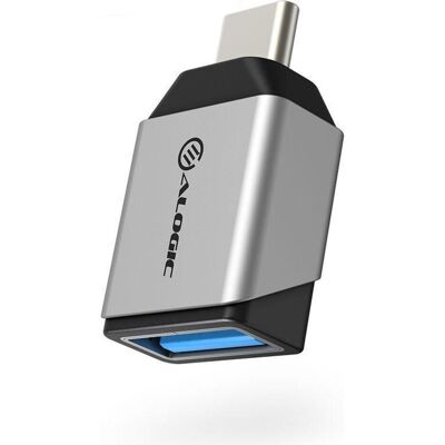 Alogic Ultra Mini USB-C zu USB-A Adapter - Grau Alogic Ultra Mini USB-C zu USB-A Adapter - Grau