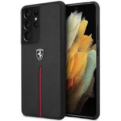 Acer Ferrari Leather Cover Off Track Nylon (Samsung Galaxy S21 Ultra), Smartphone Hülle, Schwarz Acer Ferrari Leather Cover Off Track Nylon (Samsung Galaxy S21 Ultra), Smartphone Hülle, Schwarz