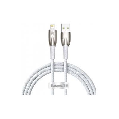 Baseus USB cable for Lightning Glimmer Series, 2.4A, 1m (White) (1 m, USB 3.2 Gen 1), USB Kabel Baseus USB cable for Lightning Glimmer Series, 2.4A, 1m (White) (1 m, USB 3.2 Gen 1), USB Kabel