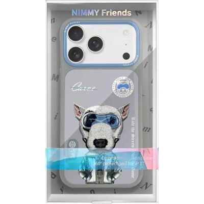 Audi Etui Nimmy Cool&Cute 2.0 Dog do iPhone 17 Pro szary (Apple iPhone 17 Pro), Smartphone Hülle, Grau Audi Etui Nimmy Cool&Cute 2.0 Dog do iPhone 17 Pro szary (Apple iPhone 17 Pro), Smartphone Hülle, Grau