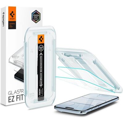 Spigen tR EZ-FIT (2 Stk., Apple iPhone Air), Smartphone Schutzfolie, Transparent Spigen tR EZ-FIT (2 Stk., Apple iPhone Air), Smartphone Schutzfolie, Transparent