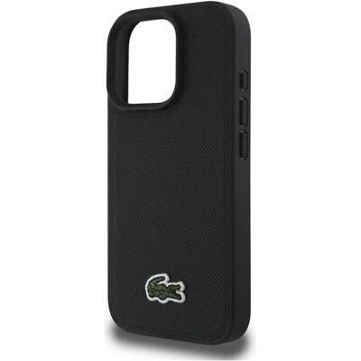 Lacoste Set 2in1 Case + Cable USB-C Iconic Petit Pique Woven MagSafe for iPhone 16 Pro Max black (Apple iPhone 16 Pro Max), Smartphone Hülle, Schwarz Lacoste Set 2in1 Case + Cable USB-C Iconic Petit Pique Woven MagSafe for iPhone 16 Pro Max black (Apple iPhone 16 Pro Max), Smartphone Hülle, Schwarz