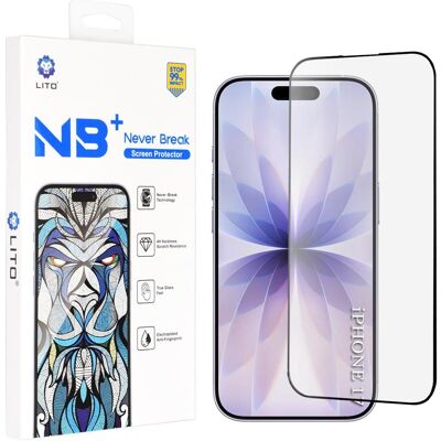 Lito - NB Screen Protector - iPhone 16 Pro / iPhone 17 - Black (Apple iPhone 16 Pro, Apple iPhone 17), Smartphone Schutzfolie, Schwarz Lito - NB Screen Protector - iPhone 16 Pro / iPhone 17 - Black (Apple iPhone 16 Pro, Apple iPhone 17), Smartphone Schutzfolie, Schwarz