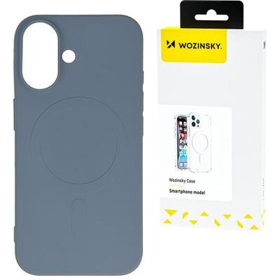 Wozinsky Liquid Silicone Case MagSafe for Samsung Galaxy S25 Ultra - Gray (Samsung Galaxy S25 Ultra), Smartphone Hülle, Silber, Grau Wozinsky Liquid Silicone Case MagSafe for Samsung Galaxy S25 Ultra - Gray (Samsung Galaxy S25 Ultra), Smartphone Hülle, Silber, Grau