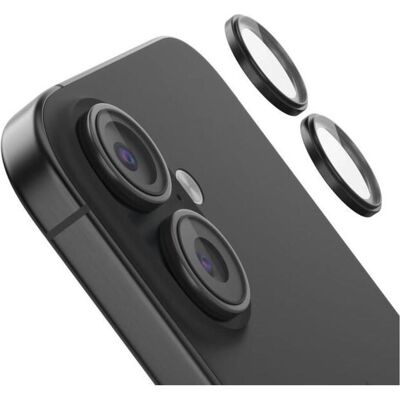 Belkin 1x2 Kameralinsenschutz TempGlass iPhone 16/16 Plus (2 Stk., Apple iPhone 16, Apple iPhone 16 Plus), Smartphone Schutzfolie, Schwarz, Transparent Belkin 1x2 Kameralinsenschutz TempGlass iPhone 16/16 Plus (2 Stk., Apple iPhone 16, Apple iPhone 16 Plus), Smartphone Schutzfolie, Schwarz, Transparent