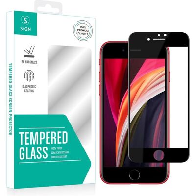 SiGN 3D Screen Protector Tempered Glass with Dust Mesh for iPhone SE 2020 (Apple iPhone SE (2nd Gen)), Smartphone Schutzfolie SiGN 3D Screen Protector Tempered Glass with Dust Mesh for iPhone SE 2020 (Apple iPhone SE (2nd Gen)), Smartphone Schutzfolie