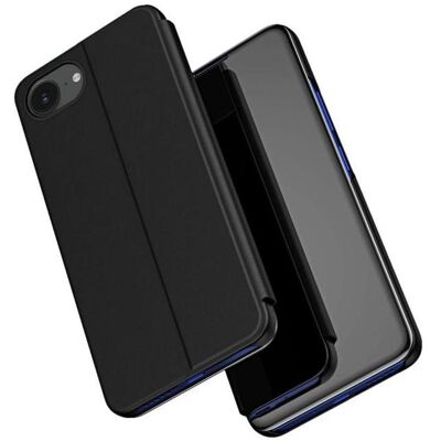 Hurtel Back panel cover Clear View Case for iPhone 16e Flip Cover - Black (Apple iPhone 16e, Apple iPhone 17e), Smartphone Hülle, Schwarz Hurtel Back panel cover Clear View Case for iPhone 16e Flip Cover - Black (Apple iPhone 16e, Apple iPhone 17e), Smartphone Hülle, Schwarz
