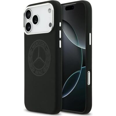 Mercedes Etui Silicone Vintage Logo MagSafe do iPhone 17 Pro Max czarny (Apple iPhone 17 Pro Max), Smartphone Hülle, Schwarz Mercedes Etui Silicone Vintage Logo MagSafe do iPhone 17 Pro Max czarny (Apple iPhone 17 Pro Max), Smartphone Hülle, Schwarz
