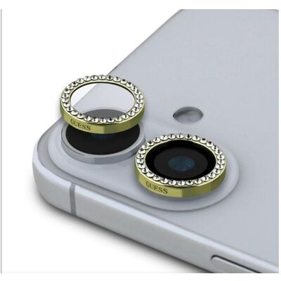 Guess Fixed Glliter Protective Lens für Apple iPhone 16, 16 Plus - gold (Apple iPhone 16, Apple iPhone 16 Plus), Smartphone Schutzfolie, Gold Guess Fixed Glliter Protective Lens für Apple iPhone 16, 16 Plus - gold (Apple iPhone 16, Apple iPhone 16 Plus), Smartphone Schutzfolie, Gold