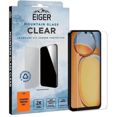 Eiger Mountain Glass (Xiaomi Redmi 13C), Smartphone Schutzfolie, Transparent Eiger Mountain Glass (Xiaomi Redmi 13C), Smartphone Schutzfolie, Transparent