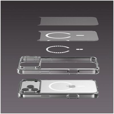 Devia Pure Clear Stossfeste transparente Schutzhülle / Hülle / Apple iPhone 17 Pro Max / MagSafe (Apple iPhone 17 Pro Max), Smartphone Hülle, Transparent Devia Pure Clear Stossfeste transparente Schutzhülle / Hülle / Apple iPhone 17 Pro Max / MagSafe (Apple iPhone 17 Pro Max), Smartphone Hülle, Transparent