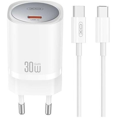 xO Wandladegerät CE20 PD 20W 1x USB-C weiss + Kabel USB-C - USB-C (30 W, 1 Port), USB Ladegerät, Weiss xO Wandladegerät CE20 PD 20W 1x USB-C weiss + Kabel USB-C - USB-C (30 W, 1 Port), USB Ladegerät, Weiss