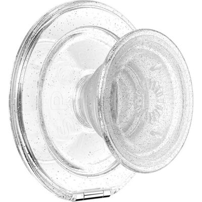 PopSockets Kick-Out Grip Glitter MagSafe phone grip and stand transparent, Smartphone Halterung, Transparent PopSockets Kick-Out Grip Glitter MagSafe phone grip and stand transparent, Smartphone Halterung, Transparent