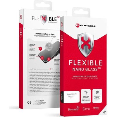 Forcell Protective glass Flexible Nano Glass 5D for iPhone 15 Pro Max black (1 Stk., Apple iPhone 15 Pro Max), Smartphone Schutzfolie, Schwarz Forcell Protective glass Flexible Nano Glass 5D for iPhone 15 Pro Max black (1 Stk., Apple iPhone 15 Pro Max), Smartphone Schutzfolie, Schwarz