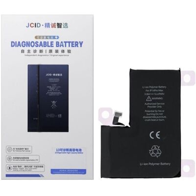 Oppo Batterie JCID JCID Diagnosable Batterie für iPhone 14 Pro Max 4323 mAh (Standardkapazität) (Akku, Apple iPhone 14 Pro Max), Mobilgerät Ersatzteile, Schwarz Oppo Batterie JCID JCID Diagnosable Batterie für iPhone 14 Pro Max 4323 mAh (Standardkapazität) (Akku, Apple iPhone 14 Pro Max), Mobilgerät Ersatzteile, Schwarz