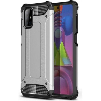 Screenguard AdventureCase Samsung Galaxy M51 Hybrid Hülle (Samsung Galaxy M51), Smartphone Hülle, Silber Screenguard AdventureCase Samsung Galaxy M51 Hybrid Hülle (Samsung Galaxy M51), Smartphone Hülle, Silber