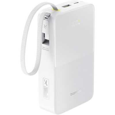 Baseus EnerFill Bipow2 Pro (20000 mAh, 22.50 W), Powerbank, Weiss Baseus EnerFill Bipow2 Pro (20000 mAh, 22.50 W), Powerbank, Weiss