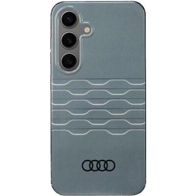 Audi IML Geometric Pattern Case S921 szary/grey hardcase AU-IML-A6/D3-GY (Samsung Galaxy S24), Smartphone Hülle, Grau, Silber Audi IML Geometric Pattern Case S921 szary/grey hardcase AU-IML-A6/D3-GY (Samsung Galaxy S24), Smartphone Hülle, Grau, Silber