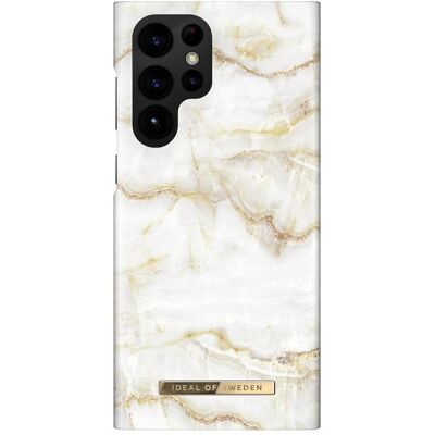 iDeal Of Sweden Designer-Cover Golden Pearl Marble (Samsung Galaxy S22 Ultra), Smartphone Hülle, Gold iDeal Of Sweden Designer-Cover Golden Pearl Marble (Samsung Galaxy S22 Ultra), Smartphone Hülle, Gold