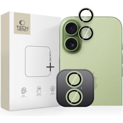 Tech-Protect Camring Fit+ Kameraschutz Iphone 17 Salbei (1 Stk., Apple iPhone 17), Smartphone Schutzfolie, Grün Tech-Protect Camring Fit+ Kameraschutz Iphone 17 Salbei (1 Stk., Apple iPhone 17), Smartphone Schutzfolie, Grün