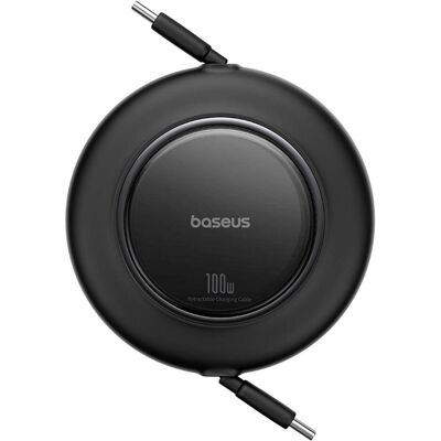 Baseus Free2Pull Mini Charging Cable USB-C USB-C 100W 2m Black (2 m, 100 W), USB Kabel Baseus Free2Pull Mini Charging Cable USB-C USB-C 100W 2m Black (2 m, 100 W), USB Kabel