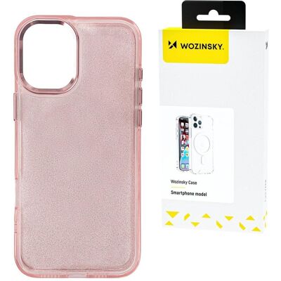 Wozinsky - Galaxy S25 - Rosa Glitter - TPU PC - Phone Case Wozinsky - Galaxy S25 - Rosa Glitter - TPU PC - Phone Case