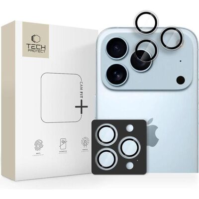 Tech-Protect Camring Fit+ Lens Protector (1 Stk., Apple iPhone 14 Pro, Apple iPhone 14 Pro Max, Apple iPhone 15 Pro, Apple iPhone 15 Pro Max, Apple iPhone 16 Pro, Apple iPhone 16 Pro Max, Apple iPhone 17), Smartphone Schutzfolie, Transparent Tech-Protect Camring Fit+ Lens Protector (1 Stk., Apple iPhone 14 Pro, Apple iPhone 14 Pro Max, Apple iPhone 15 Pro, Apple iPhone 15 Pro Max, Apple iPhone 16 Pro, Apple iPhone 16 Pro Max, Apple iPhone 17), Smartphone Schutzfolie, Transparent