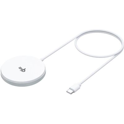 Forever MAWC-300 magnetisches kabelloses Ladegerät Qi2 15W silber (15 W), Wireless Charger, Silber Forever MAWC-300 magnetisches kabelloses Ladegerät Qi2 15W silber (15 W), Wireless Charger, Silber