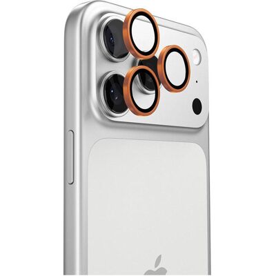 Torras - Lensguard Camera Protector - iPhone 17 Pro / iPhone 17 Pro Max - Orange (Apple iPhone 17 Pro, Apple iPhone 17 Pro Max), Smartphone Schutzfolie, Orange Torras - Lensguard Camera Protector - iPhone 17 Pro / iPhone 17 Pro Max - Orange (Apple iPhone 17 Pro, Apple iPhone 17 Pro Max), Smartphone Schutzfolie, Orange