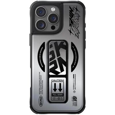 Skinarma case Kira Kobai iPhone 16 Pro 6.3" Magnetic Charging Grip Stand chrome (Apple iPhone 16 Pro), Smartphone Hülle, Silber Skinarma case Kira Kobai iPhone 16 Pro 6.3" Magnetic Charging Grip Stand chrome (Apple iPhone 16 Pro), Smartphone Hülle, Silber