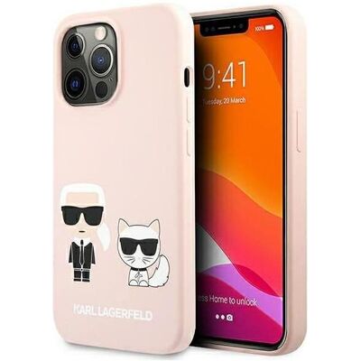 Karl Lagerfeld iPhone 13 Pink Silikon-Hartschale - Produkttyp Karl Lagerfeld iPhone 13 Pink Silikon-Hartschale - Produkttyp