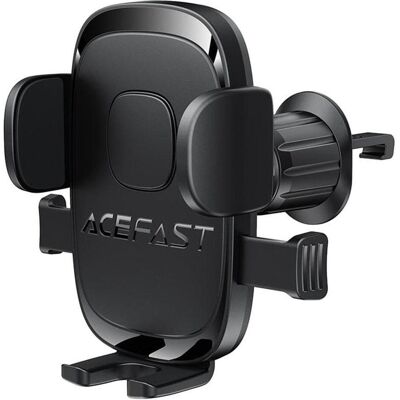 Acefast - Car Holder (D56) - for Air Vent, 4.7" - 6.9" Phones, One-Key Lock, Silicone Grip - Black, Smartphone Halterung, Schwarz Acefast - Car Holder (D56) - for Air Vent, 4.7" - 6.9" Phones, One-Key Lock, Silicone Grip - Black, Smartphone Halterung, Schwarz