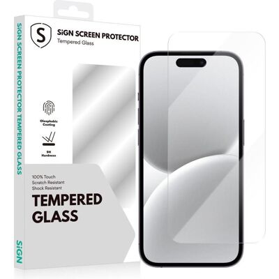 SiGN Screen Protector in Tempered Glass for iPhone 17 Pro Max (Apple iPhone 17 Pro Max), Smartphone Schutzfolie SiGN Screen Protector in Tempered Glass for iPhone 17 Pro Max (Apple iPhone 17 Pro Max), Smartphone Schutzfolie