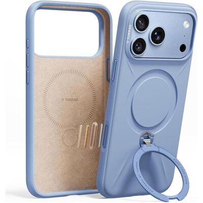 Torras OStand Q3 Silicone (Apple iPhone 17 Pro Max, Apple iPhone 18 Pro Max), Smartphone Hülle, Blau Torras OStand Q3 Silicone (Apple iPhone 17 Pro Max, Apple iPhone 18 Pro Max), Smartphone Hülle, Blau