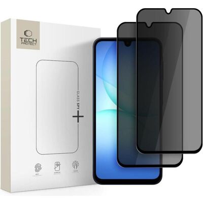 Tech-Protect Glass Spy 2-pack Privacy Glass for Samsung Galaxy A16 4G / 5G / A26 5G / A17 4G / 5G (2 Stk., Samsung Galaxy A16 5G), Smartphone Schutzfolie, Transparent Tech-Protect Glass Spy 2-pack Privacy Glass for Samsung Galaxy A16 4G / 5G / A26 5G / A17 4G / 5G (2 Stk., Samsung Galaxy A16 5G), Smartphone Schutzfolie, Transparent