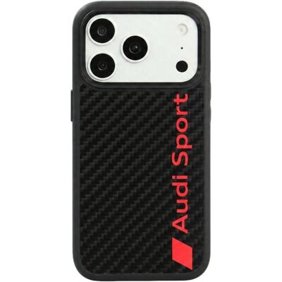 Audi Case R8 Carbon Fiber MagSafe for iPhone 18 Pro / 17 Pro black (Apple iPhone 17 Pro, Apple iPhone 18 Pro), Smartphone Hülle, Schwarz Audi Case R8 Carbon Fiber MagSafe for iPhone 18 Pro / 17 Pro black (Apple iPhone 17 Pro, Apple iPhone 18 Pro), Smartphone Hülle, Schwarz