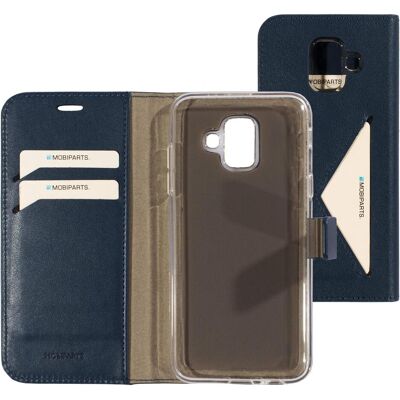 Mobiparts Classic Wallet Case Samsung Galaxy A6 (2018) Blue (Samsung Galaxy J6 (2018)), Smartphone Hülle, Blau Mobiparts Classic Wallet Case Samsung Galaxy A6 (2018) Blue (Samsung Galaxy J6 (2018)), Smartphone Hülle, Blau