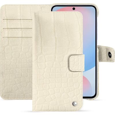 Noreve Lederschutzhülle Samsung Galaxy A56 (Samsung Galaxy A56), Smartphone Hülle, Weiss Noreve Lederschutzhülle Samsung Galaxy A56 (Samsung Galaxy A56), Smartphone Hülle, Weiss