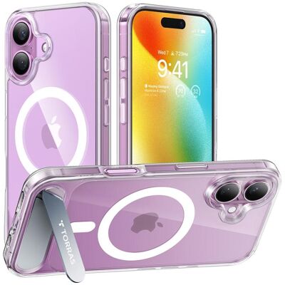 Torras - Pstand - iPhone 16 - Clear (Apple iPhone 16), Smartphone Hülle, Transparent Torras - Pstand - iPhone 16 - Clear (Apple iPhone 16), Smartphone Hülle, Transparent