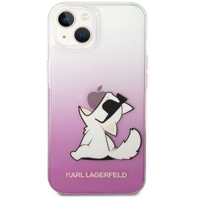 Karl Lagerfeld Leder Perforierte Logo Hülle für iPhone 14 Plus - Handyhülle Karl Lagerfeld Leder Perforierte Logo Hülle für iPhone 14 Plus - Handyhülle