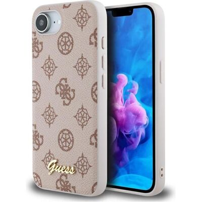 Guess Case Peony Script Logo MagSafe for iPhone 16e brown (Apple iPhone 16e, Apple iPhone 17e), Smartphone Hülle, Braun Guess Case Peony Script Logo MagSafe for iPhone 16e brown (Apple iPhone 16e, Apple iPhone 17e), Smartphone Hülle, Braun