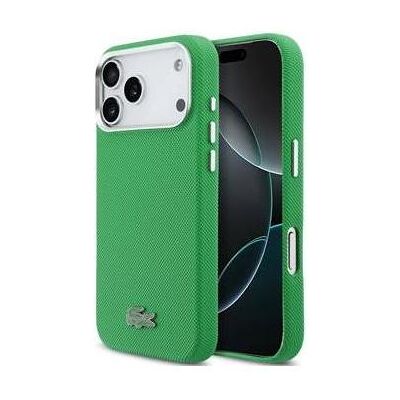 Lacoste PVC Iconic Petit Pique Metal Logo MagSafe Case for iPhone 17 Pro Max Green (Apple iPhone 17 Pro Max), Smartphone Hülle, Grün Lacoste PVC Iconic Petit Pique Metal Logo MagSafe Case for iPhone 17 Pro Max Green (Apple iPhone 17 Pro Max), Smartphone Hülle, Grün