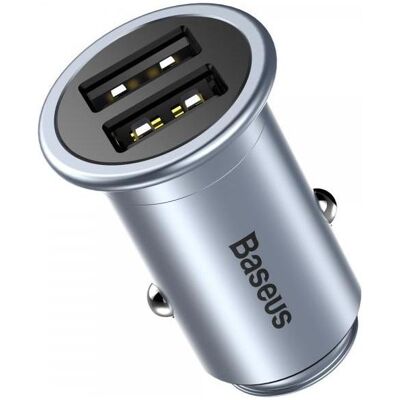 Baseus MINI T Series, Auto Adapter, Schwarz, Silber Baseus MINI T Series, Auto Adapter, Schwarz, Silber