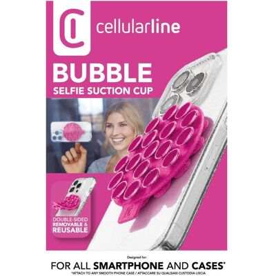 Cellular Line Bubble Selfie, Smartphone Halterung, Pink Cellular Line Bubble Selfie, Smartphone Halterung, Pink
