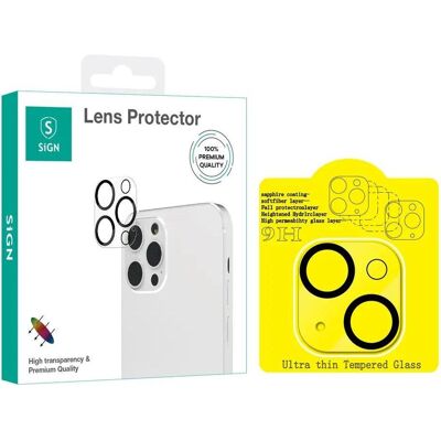 SiGN Lens Protector Tempered Glass for iPhone 15 & iPhone 15 Plus (Apple iPhone 15, Apple iPhone 15 Plus), Smartphone Schutzfolie, Transparent SiGN Lens Protector Tempered Glass for iPhone 15 & iPhone 15 Plus (Apple iPhone 15, Apple iPhone 15 Plus), Smartphone Schutzfolie, Transparent