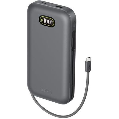 Belkin BOOST Charge Laptop Power bank 27.000mAh 240W BPB040hqCH (27000 mAh, 240 W, 96.20 Wh), Powerbank, Grau Belkin BOOST Charge Laptop Power bank 27.000mAh 240W BPB040hqCH (27000 mAh, 240 W, 96.20 Wh), Powerbank, Grau