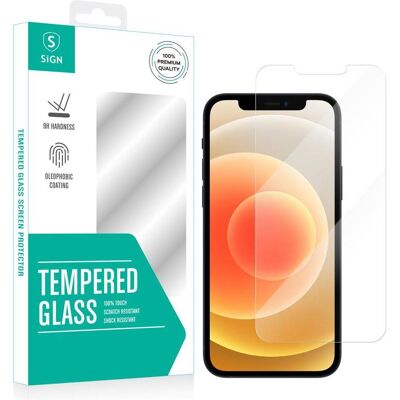 SiGN Screen Protector Tempered Glass for iPhone 12 Mini (Apple iPhone 12 mini), Smartphone Schutzfolie SiGN Screen Protector Tempered Glass for iPhone 12 Mini (Apple iPhone 12 mini), Smartphone Schutzfolie